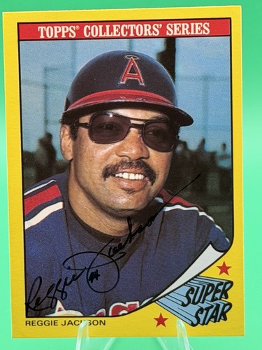 Reggie jackson autographed - reggie,