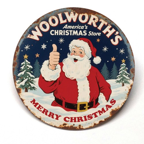Woolworth christmas santa - woolworth's,